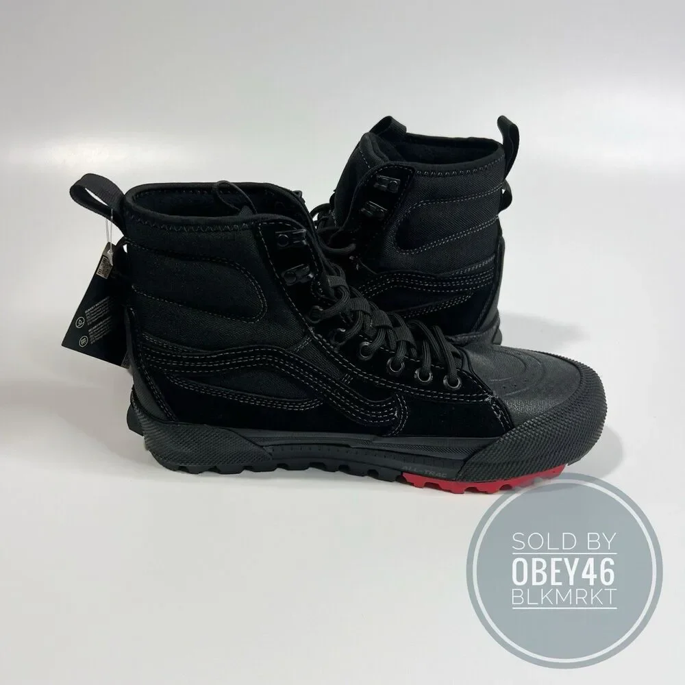 Vans Sk8-Hi Gore-Tex Insulated MTE 3 Waterproof Winter Boot Shoe Black 7.5M 9W - Picture 6 of 7